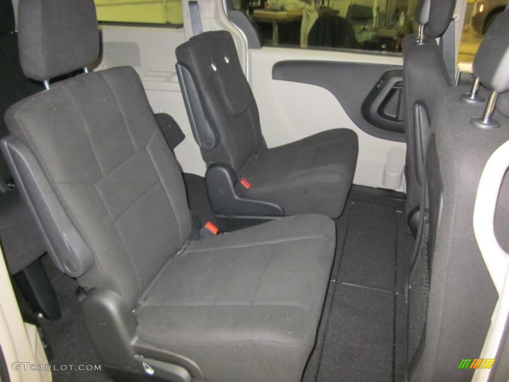 Black/Light Graystone Interior 2011 Chrysler Town & Country Touring Photo #42465011