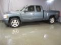 2008 Blue Granite Metallic Chevrolet Silverado 1500 LTZ Extended Cab 4x4  photo #3