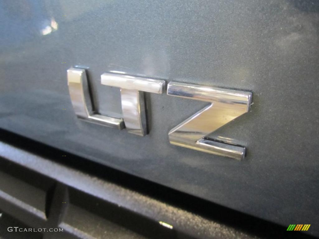 2008 Silverado 1500 LTZ Extended Cab 4x4 - Blue Granite Metallic / Ebony photo #18