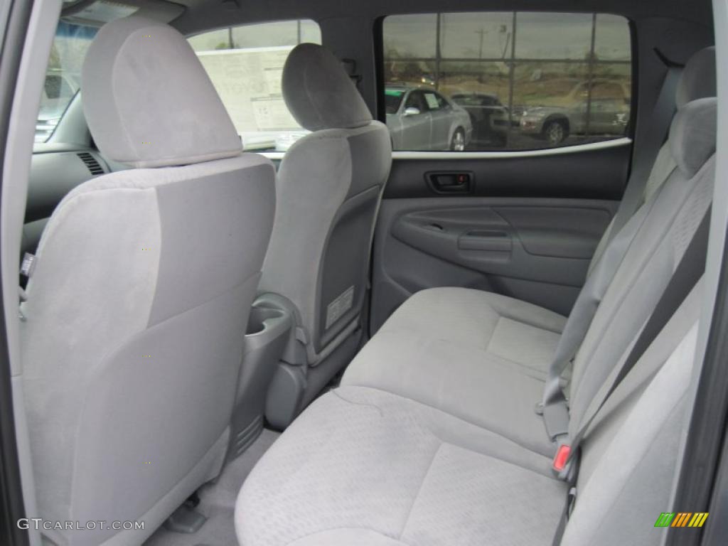 Graphite Gray Interior 2011 Toyota Tacoma V6 SR5 PreRunner Double Cab Photo #42467471