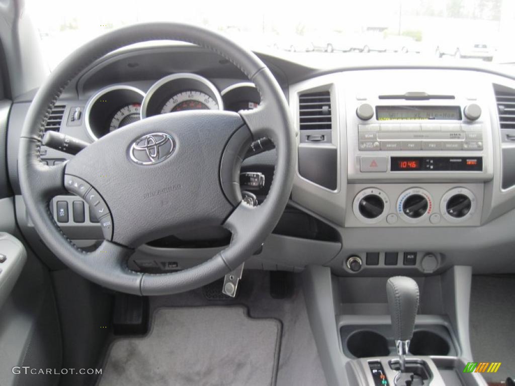 2011 Toyota Tacoma V6 SR5 PreRunner Double Cab Graphite Gray Dashboard Photo #42467487