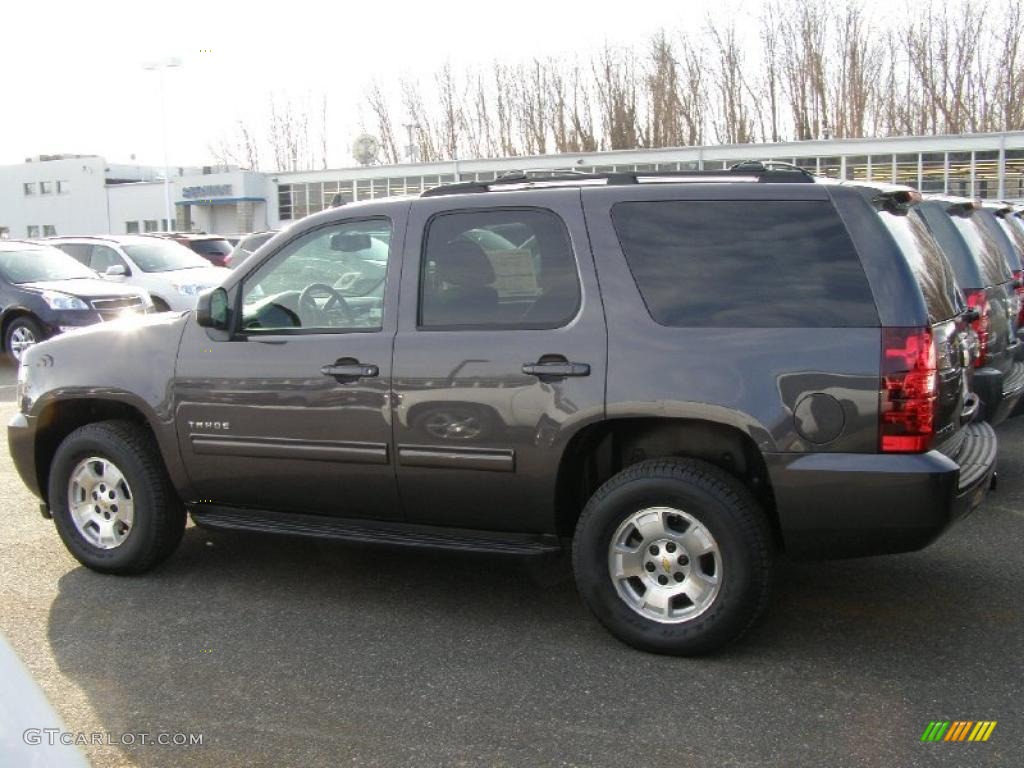 Taupe Gray Metallic 2011 Chevrolet Tahoe LS 4x4 Exterior Photo #42468276