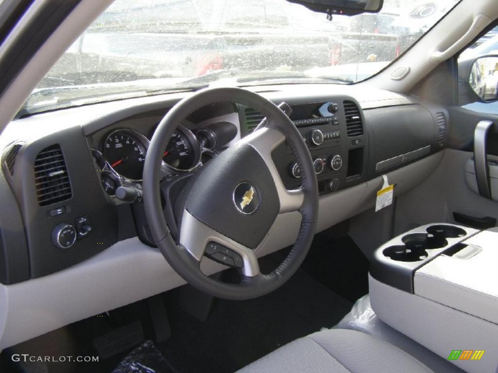 Light Titanium/Ebony Interior 2011 Chevrolet Silverado 1500 LT Extended Cab 4x4 Photo #42468354