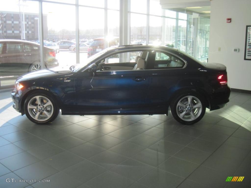 Deep Sea Blue Metallic 2011 BMW 1 Series 128i Coupe Exterior Photo #42469400