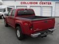 2005 Dark Cherry Red Metallic Chevrolet Colorado LS Crew Cab  photo #2