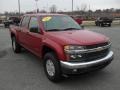 2005 Dark Cherry Red Metallic Chevrolet Colorado LS Crew Cab  photo #5