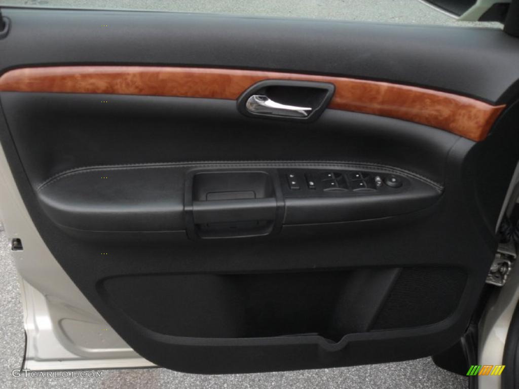 2008 Saturn Outlook XR Black Door Panel Photo #42470042