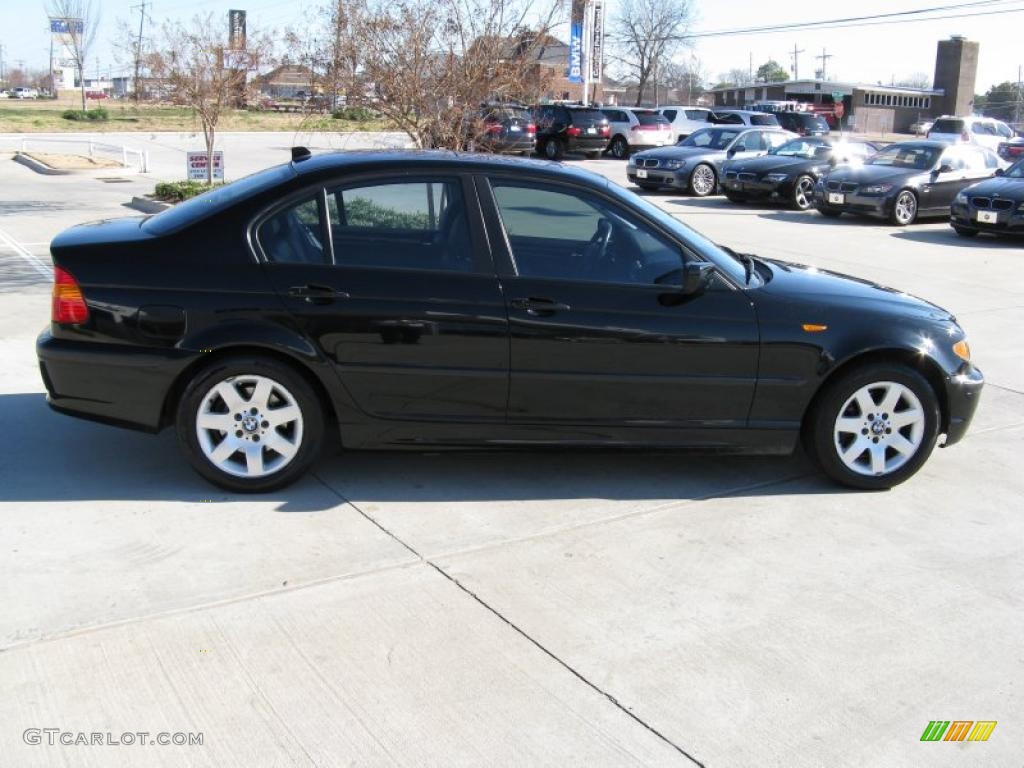 2005 3 Series 325i Sedan - Black Sapphire Metallic / Black photo #6