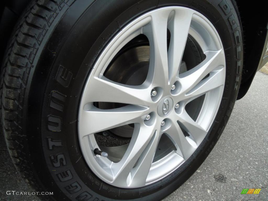 2010 Hyundai Santa Fe SE Wheel Photo #42471308