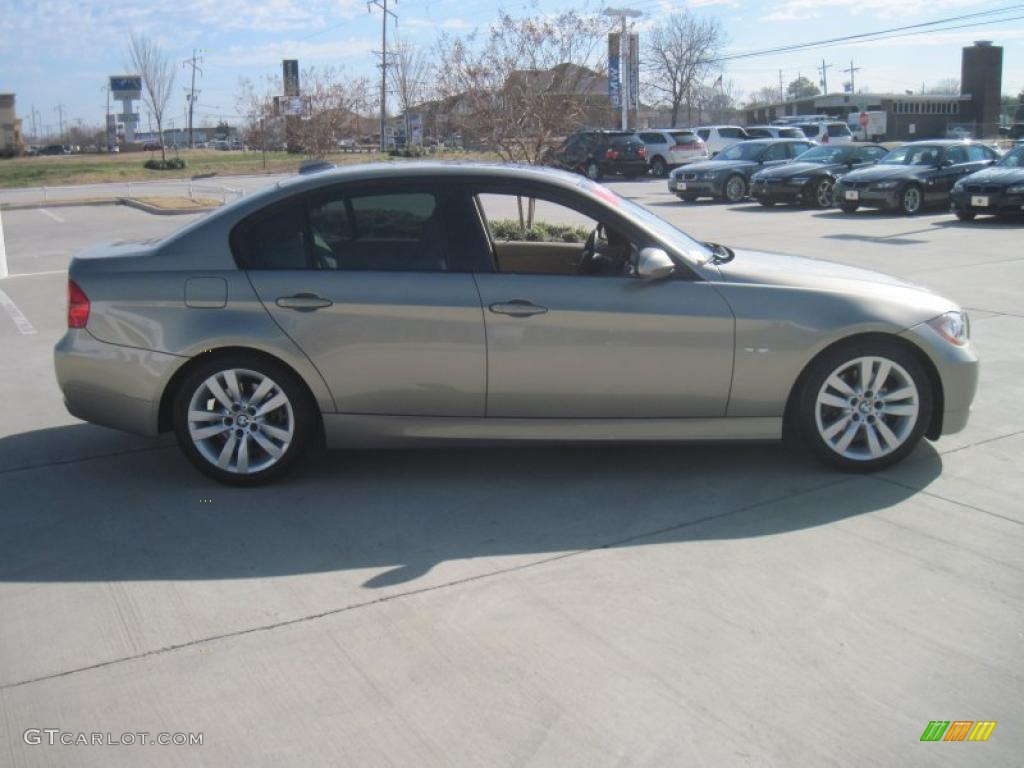 2007 3 Series 328i Sedan - Platinum Bronze Metallic / Beige photo #4