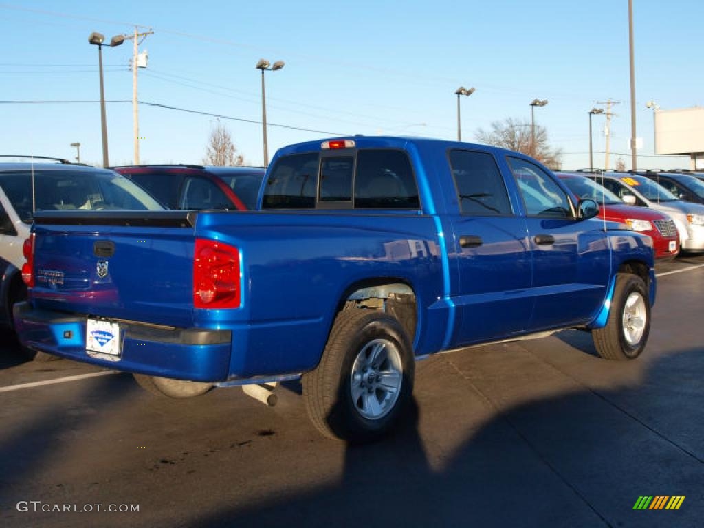 Electric Blue Pearl 2008 Dodge Dakota SLT Crew Cab 4x4 Exterior Photo #42471792