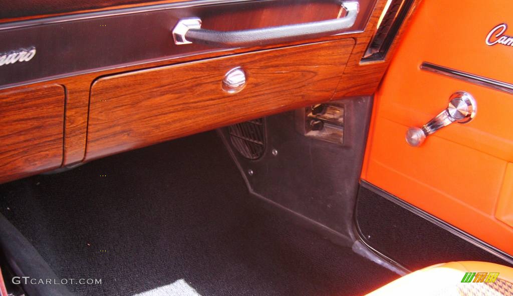 1969 Camaro SS Pace Car Convertible - White/Orange Stripes / Orange Houndstooth photo #32