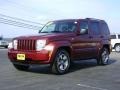 2008 Red Rock Crystal Pearl Jeep Liberty Sport 4x4  photo #3