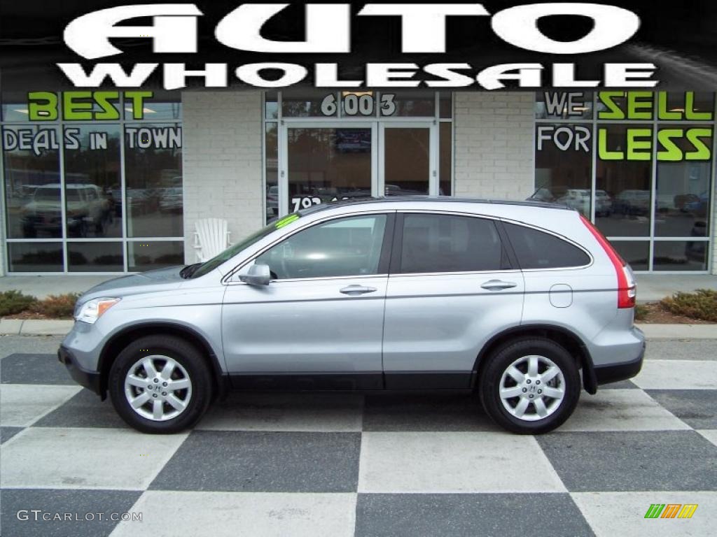 2008 CR-V EX-L - Whistler Silver Metallic / Gray photo #1