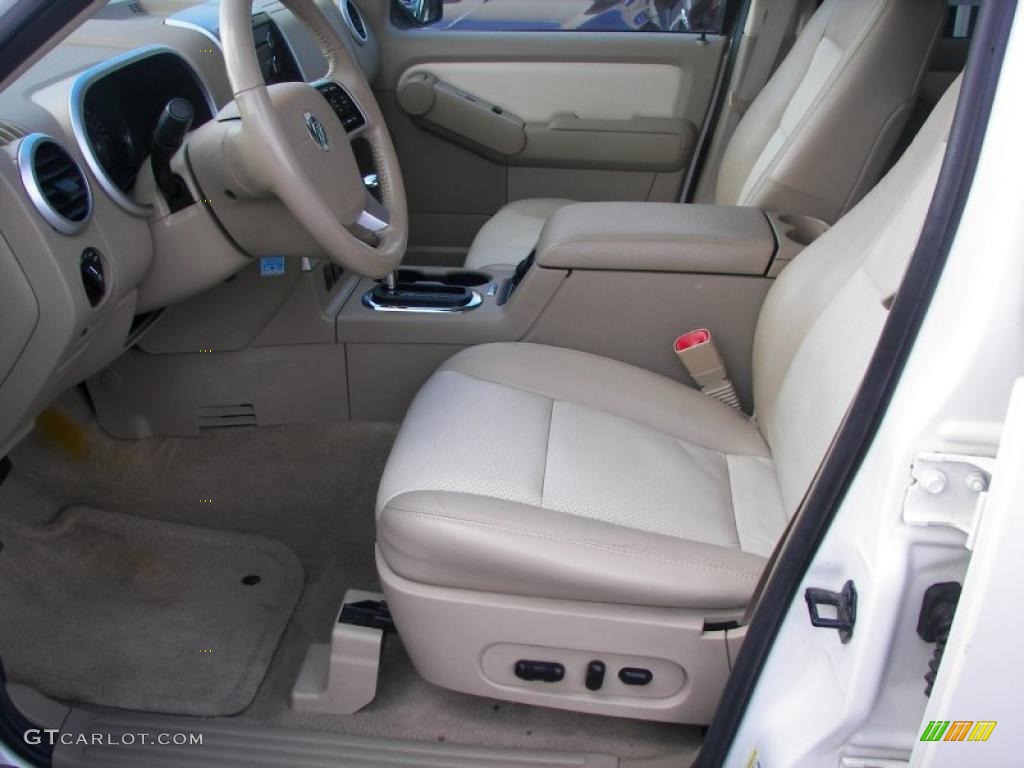 Camel Interior 2008 Mercury Mountaineer Premier AWD Photo #42475044
