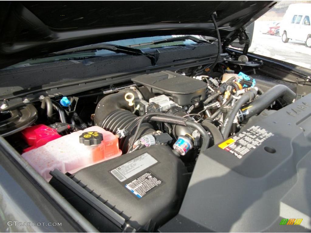 2011 Chevrolet Silverado 3500HD LT Extended Cab 4x4 Dually Engine Photos