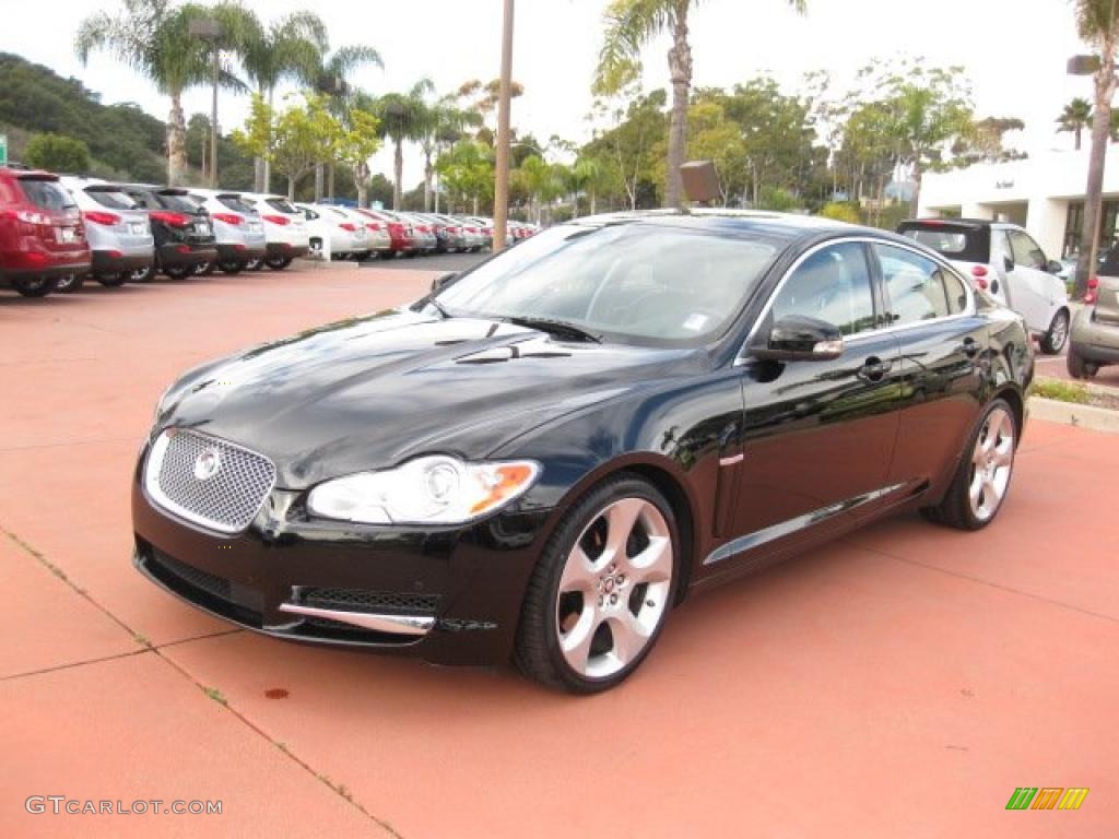 Ebony Black 2009 Jaguar XF Supercharged Exterior Photo #42476108