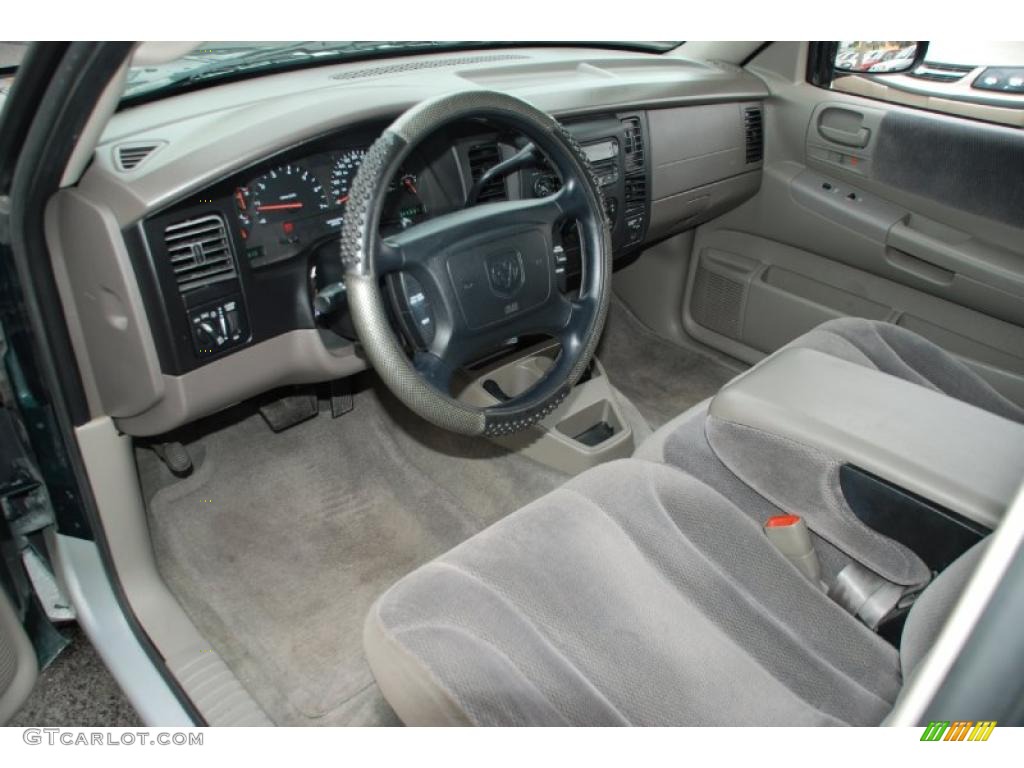 Dark Slate Gray Interior 2002 Dodge Dakota SLT Club Cab Photo #42476428