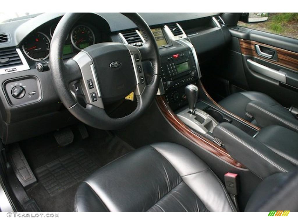 Ebony/Ebony Interior 2009 Land Rover Range Rover Sport Supercharged Photo #42477244