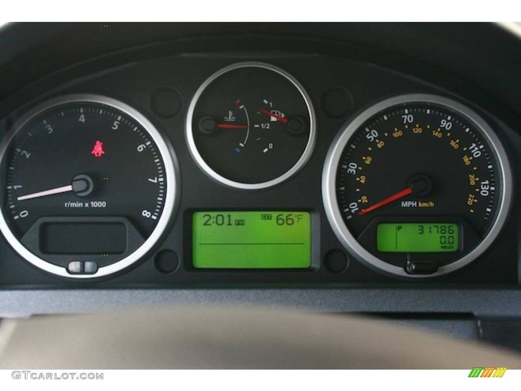 2009 Land Rover Range Rover Sport Supercharged Gauges Photo #42477584