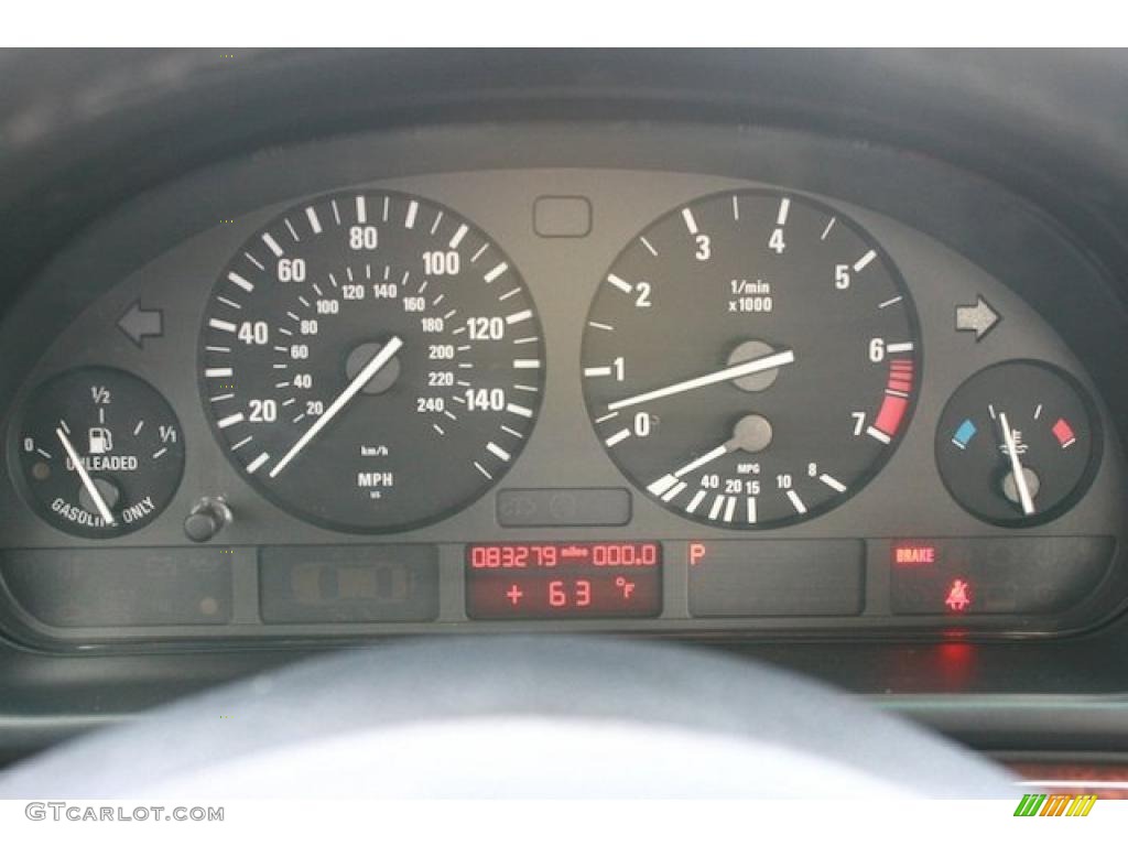 2001 BMW 5 Series 530i Sedan Gauges Photo #42478330