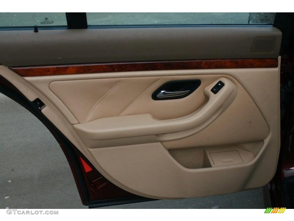 2001 BMW 5 Series 530i Sedan Sand Beige Door Panel Photo #42478360