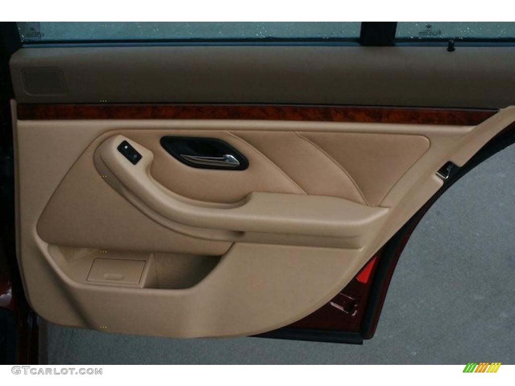 2001 BMW 5 Series 530i Sedan Sand Beige Door Panel Photo #42478380