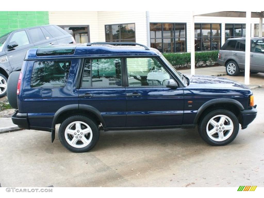 2002 Discovery II SE - Oslo Blue Metallic / Bahama Beige photo #13