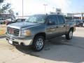 2011 Gray Green Metallic GMC Sierra 1500 SLE Crew Cab  photo #1