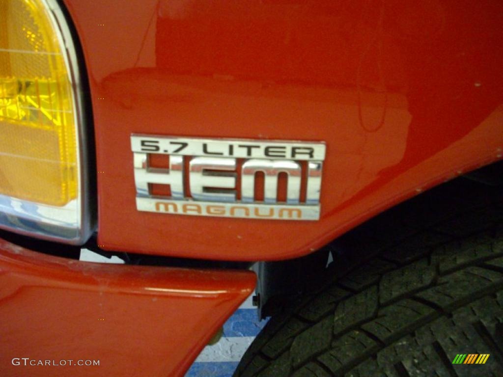 2004 Ram 1500 SLT Quad Cab 4x4 - Flame Red / Dark Slate Gray photo #6