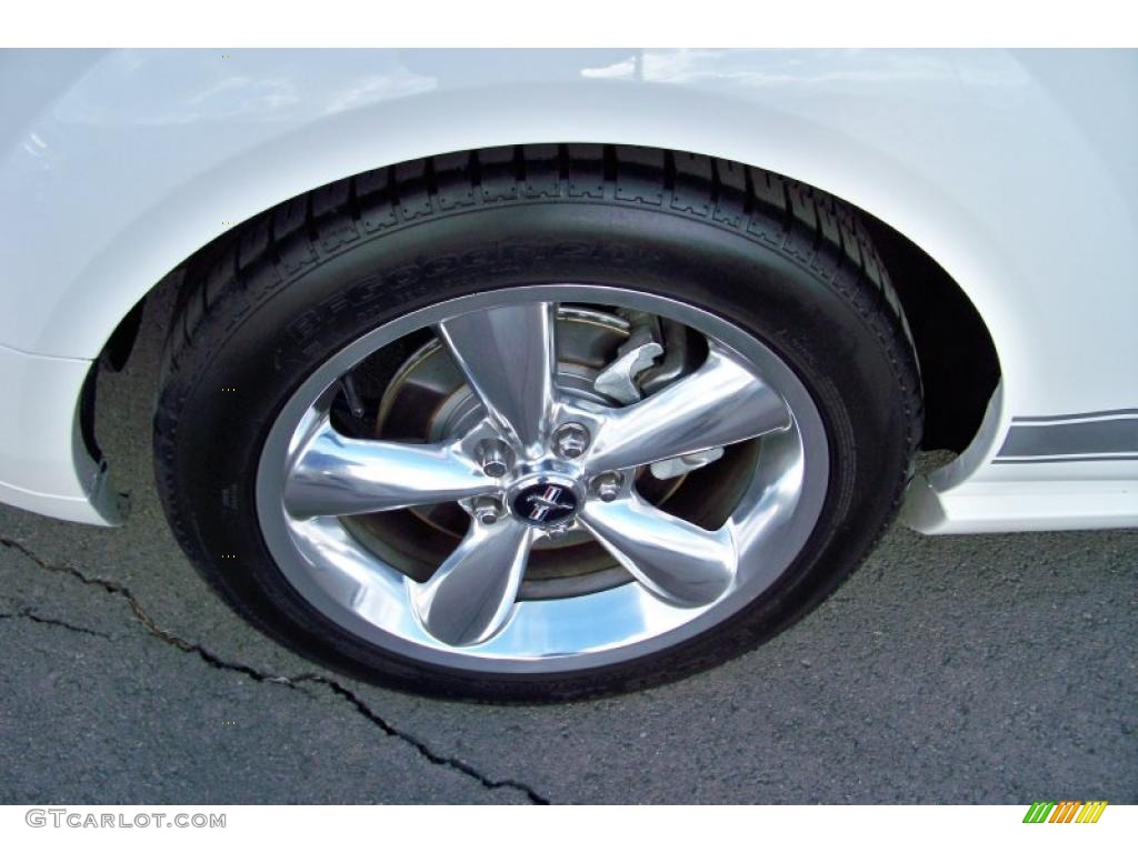 2007 Mustang Shelby GT Coupe - Performance White / Dark Charcoal photo #12