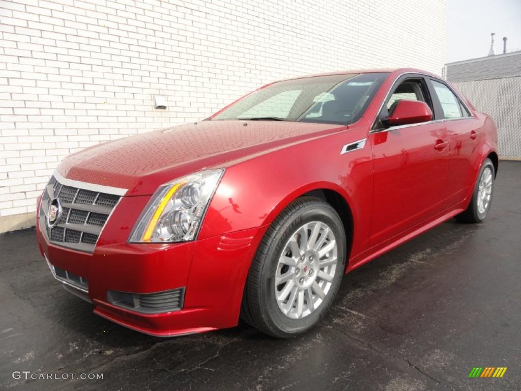 Crystal Red Tintcoat 2011 Cadillac CTS 4 3.0 AWD Sedan Exterior Photo #42484189