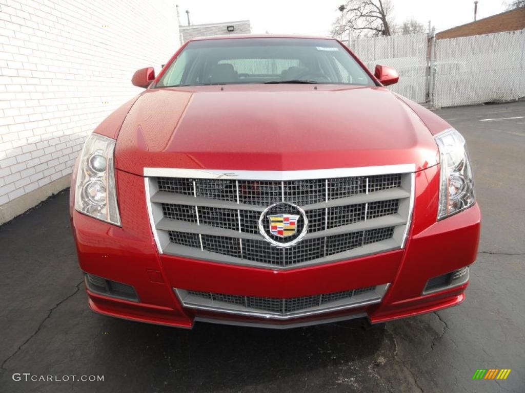 Crystal Red Tintcoat 2011 Cadillac CTS 4 3.0 AWD Sedan Exterior Photo #42484213