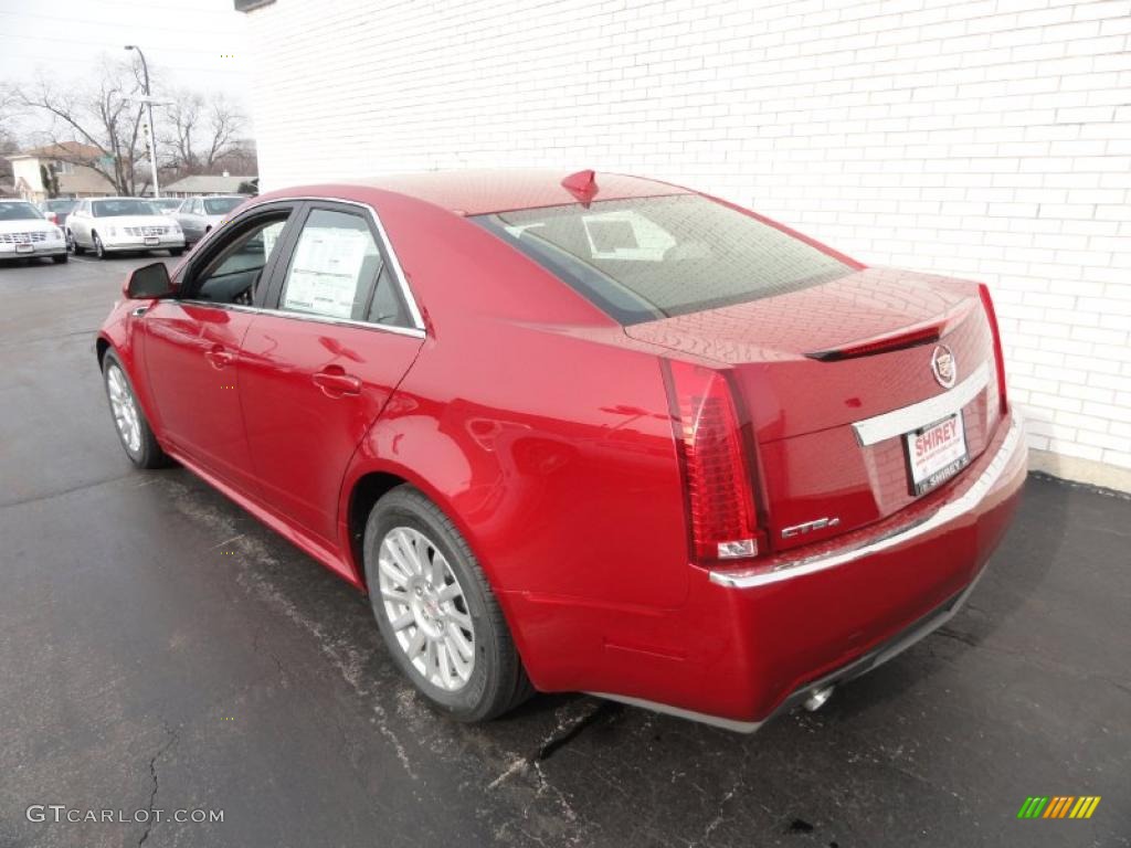 Crystal Red Tintcoat 2011 Cadillac CTS 4 3.0 AWD Sedan Exterior Photo #42484255