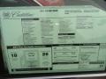 2011 Cadillac CTS 4 3.0 AWD Sedan Window Sticker