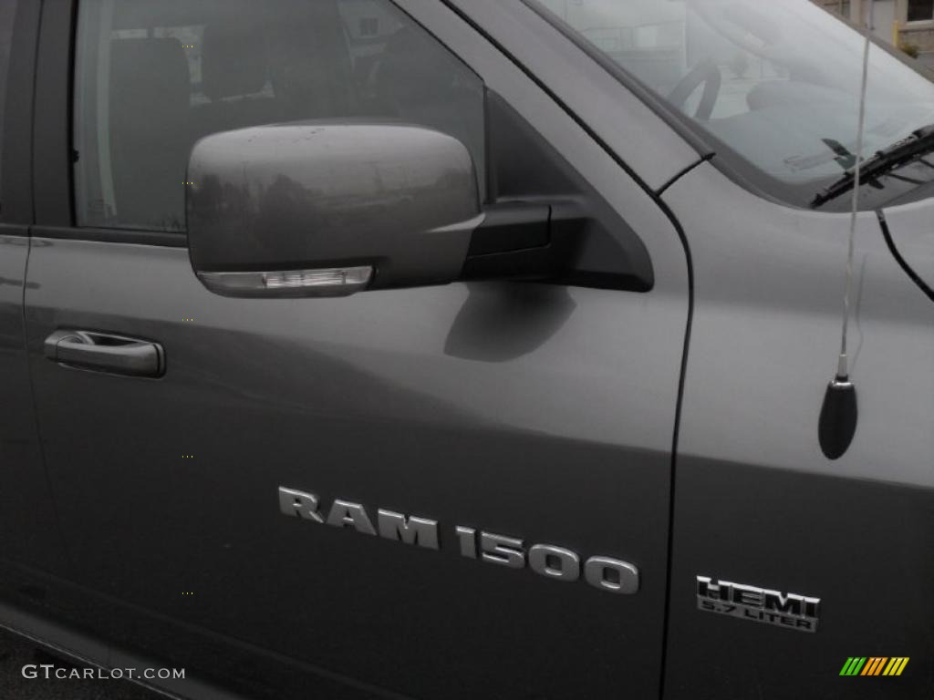 2011 Ram 1500 Sport Quad Cab 4x4 - Mineral Gray Metallic / Dark Slate Gray photo #24