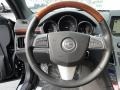 Ebony 2011 Cadillac CTS 4 AWD Coupe Steering Wheel