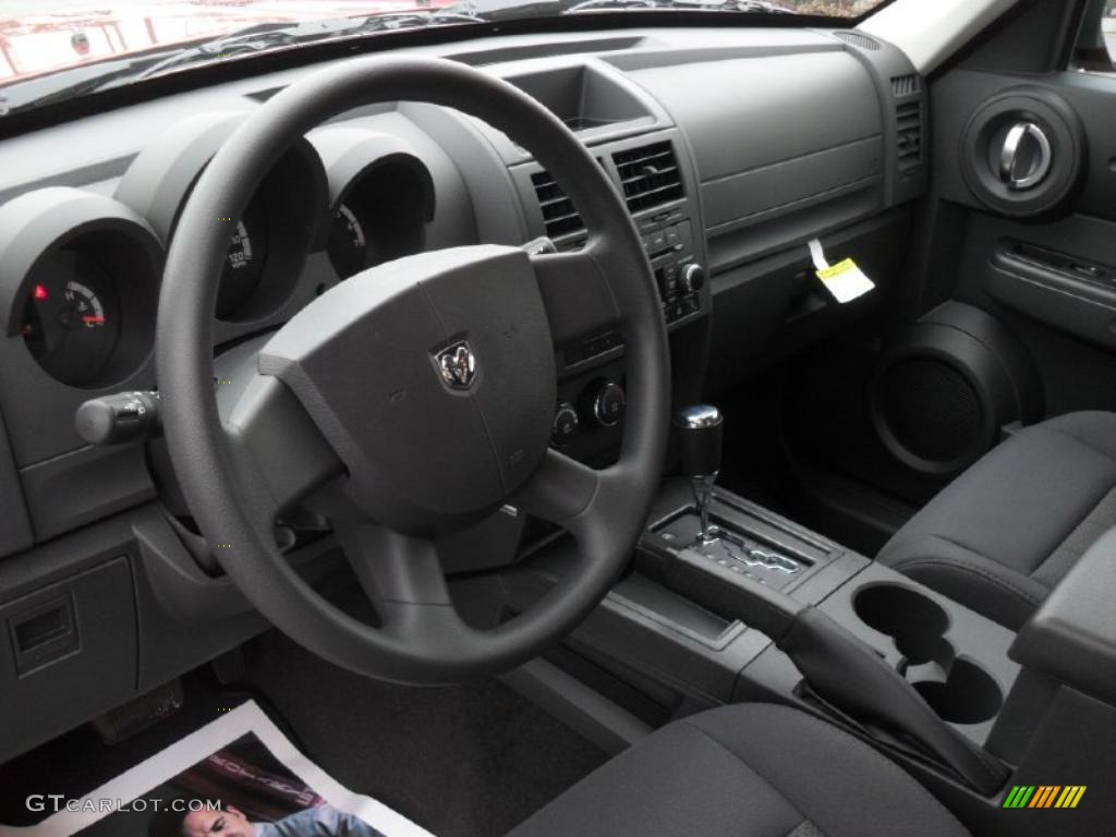 Dark Slate Gray Interior 2011 Dodge Nitro Heat Photo #42485977