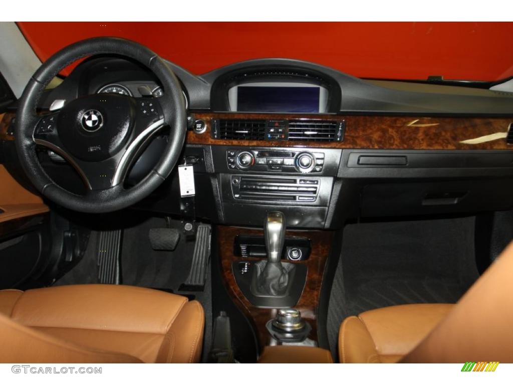 2007 3 Series 335i Coupe - Black Sapphire Metallic / Saddle Brown/Black photo #5