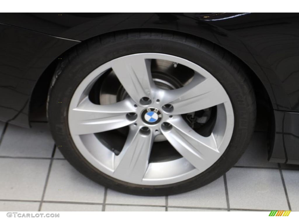 2007 3 Series 335i Coupe - Black Sapphire Metallic / Saddle Brown/Black photo #9