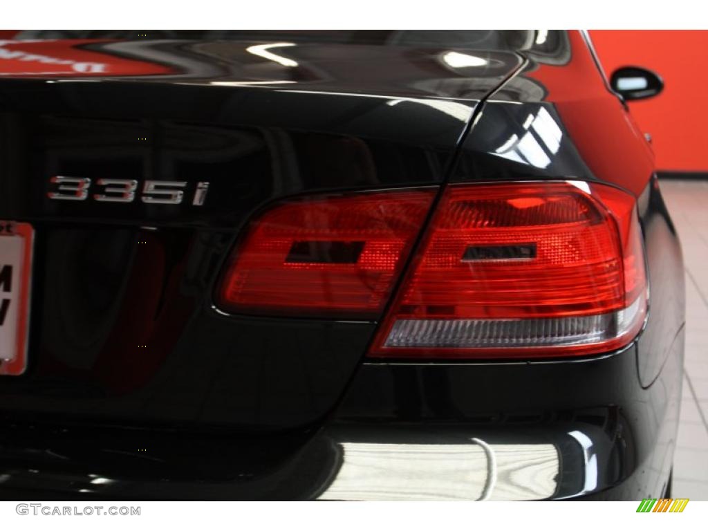 2007 3 Series 335i Coupe - Black Sapphire Metallic / Saddle Brown/Black photo #10