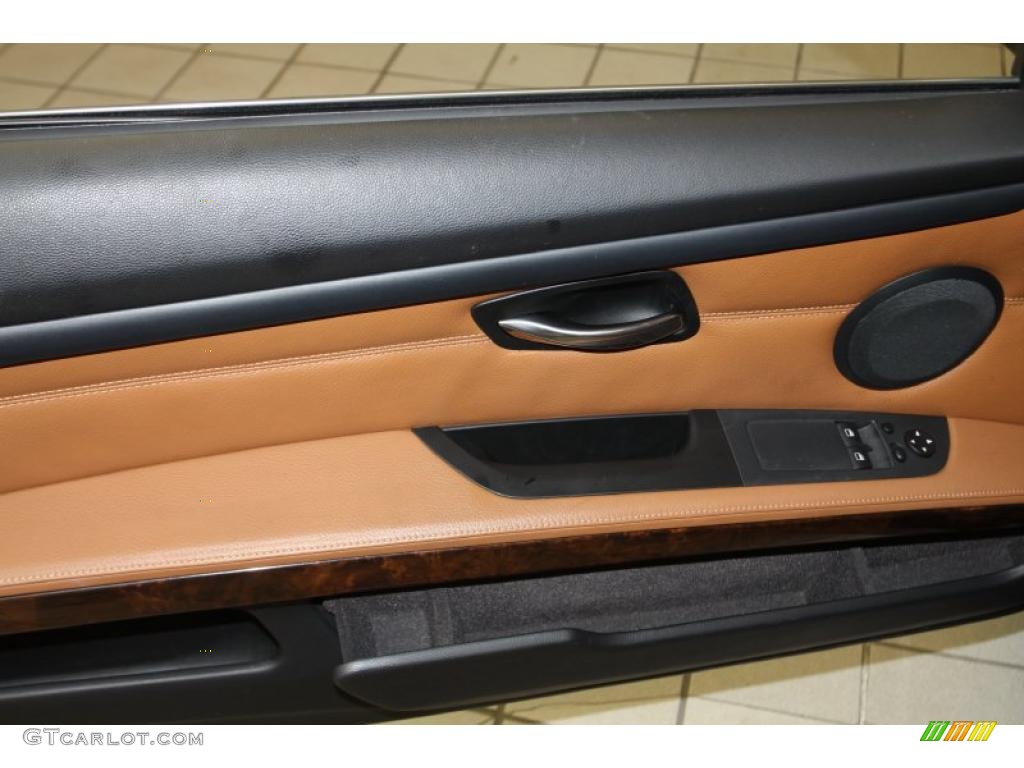 2007 3 Series 335i Coupe - Black Sapphire Metallic / Saddle Brown/Black photo #15