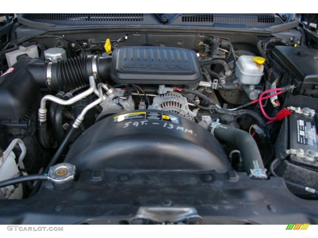 2006 Dodge Dakota ST Club Cab 4x4 3.7 Liter SOHC 12-Valve PowerTech V6 Engine Photo #42487157