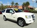 2008 White Sand Tri coat Ford Explorer Limited  photo #1