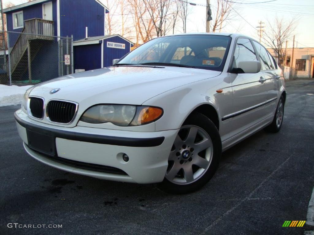 2003 3 Series 325i Sedan - Alpine White / Sand photo #1