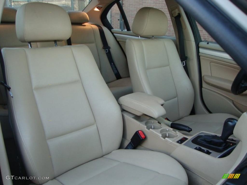 2003 3 Series 325i Sedan - Alpine White / Sand photo #7