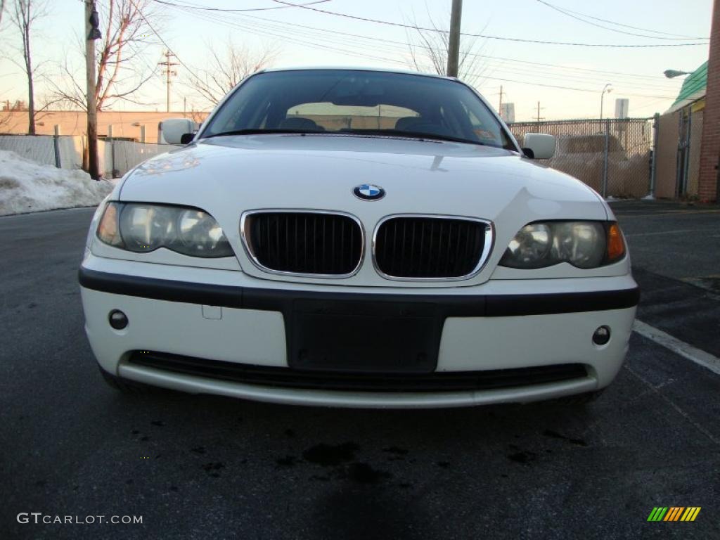 2003 3 Series 325i Sedan - Alpine White / Sand photo #9