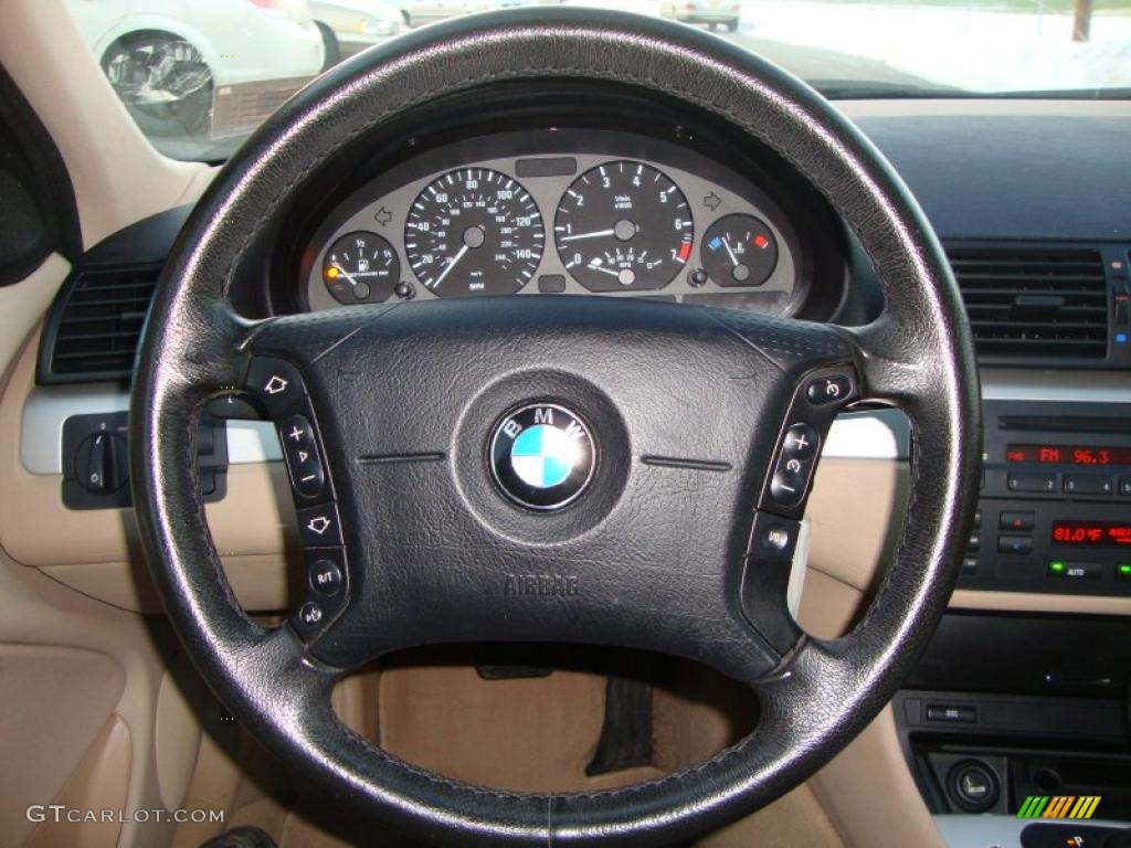 2003 3 Series 325i Sedan - Alpine White / Sand photo #13