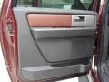 Charcoal Black 2011 Ford Expedition EL King Ranch 4x4 Door Panel