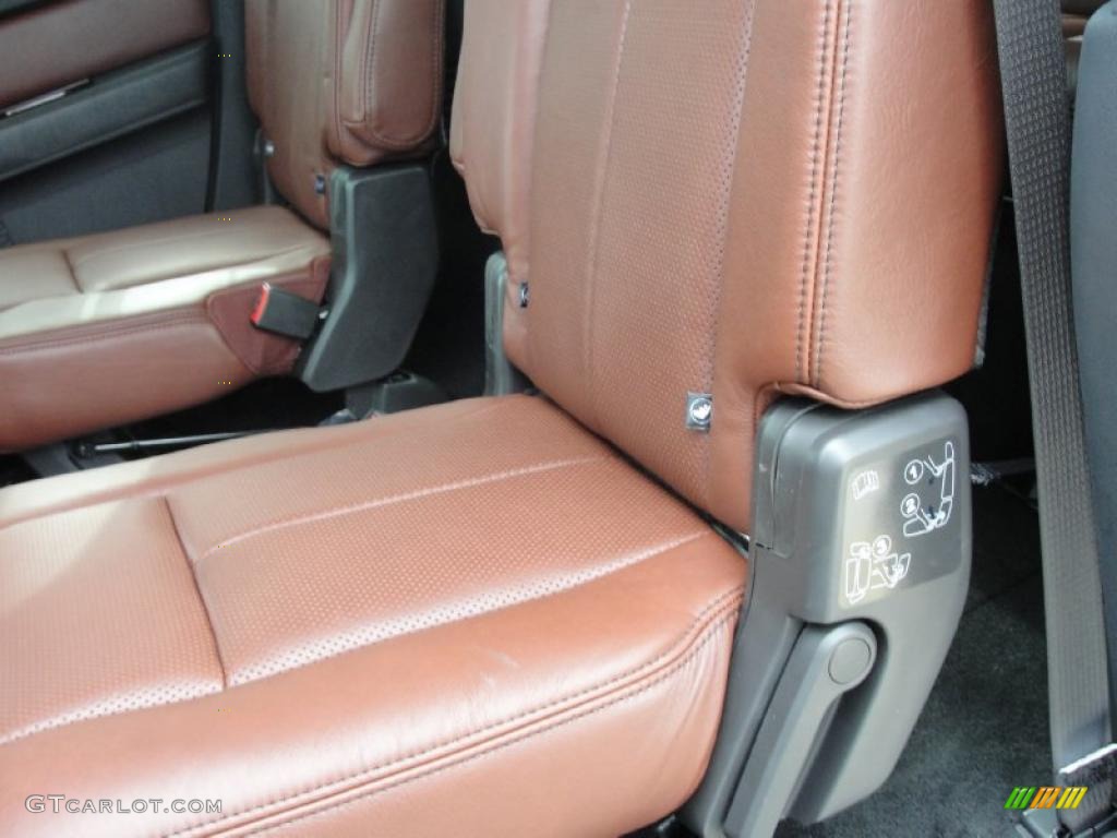 Chaparral Leather Interior 2011 Ford Expedition EL King Ranch 4x4 Photo #42493582